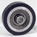 CHAIN AXLE ROLLER, ZINC PLATED-POLY NOW