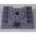 SOCKET, OCTAL 8-PIN W/CTR STUB 27E122