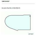 GLASS PANEL Newel End Clear